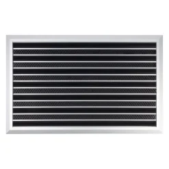 Karat Alu-Fußmatte Spectral | PVC Bürsten