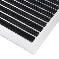 Karat Alu-Fußmatte Spectral | PVC Bürsten