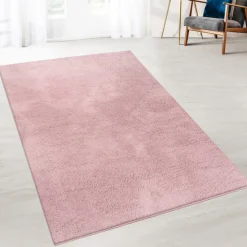 Karat Hochflorteppich Eden | Rosa