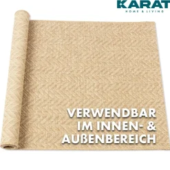 Karat homeliving Karat Wohnteppich | Cheron | Bodenbelag für Flur & Wohnraum | Beige