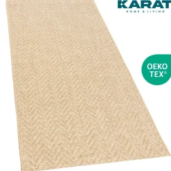 Karat homeliving Karat Wohnteppich | Cheron | Bodenbelag für Flur & Wohnraum | Beige