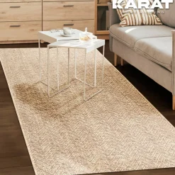 Karat homeliving Karat Wohnteppich | Cheron | Bodenbelag für Flur & Wohnraum | Beige