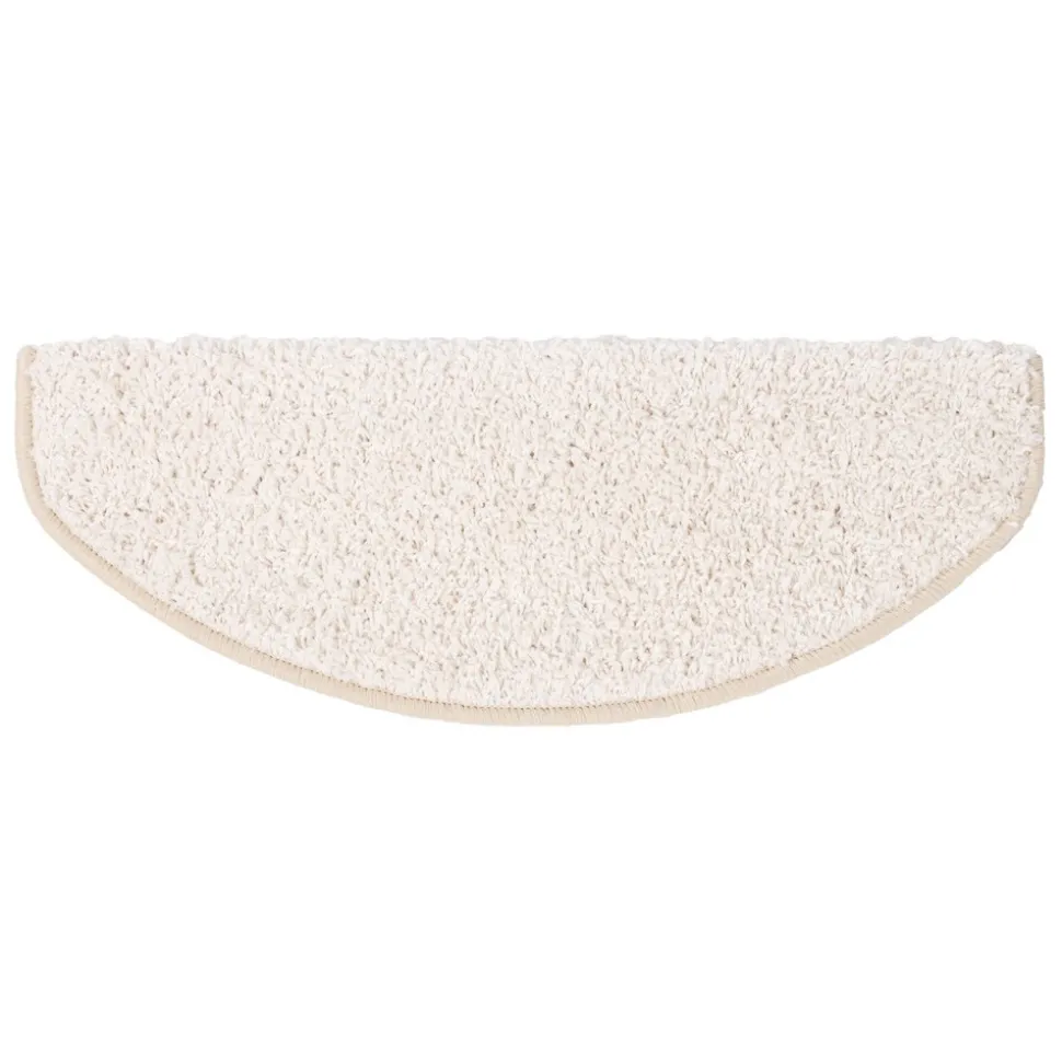 Karat homeliving Shaggy-Stufenmatte | Barcelona | Creme 171 | Halbrund