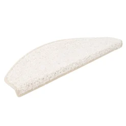 Karat homeliving Shaggy-Stufenmatte | Barcelona | Creme 171 | Halbrund