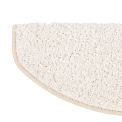 Karat homeliving Shaggy-Stufenmatte | Barcelona | Creme 171 | Halbrund
