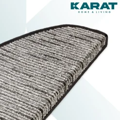 Karat homeliving Stufenmatten Geneva | Anthrazit | 23,5 x 65 cm