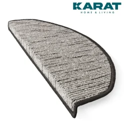 Karat homeliving Stufenmatten Geneva | Anthrazit | 23,5 x 65 cm
