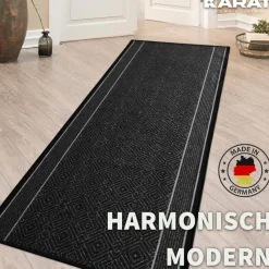 Karat homeliving Teppich-Läufer auf Maß | Olymp | Anthrazit
