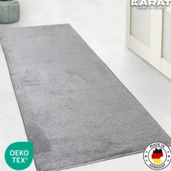 Karat homeliving Teppich-Läufer auf Maß | Azade | Silber