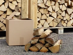 120 kg trockene Eiche, Kaminholz Brennholz Feuerholz Hartholz ca. 25 cm