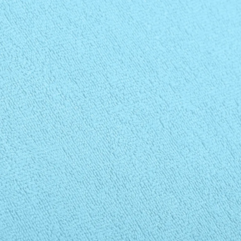 Kinzler Frottee Spannbetttuch, hellblau ca. 180 – 200 x 200 cm + 25 cm