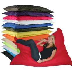 KINZLER Riesen-Sitzsack, 320 Liter, outdoorfähig in schwarz