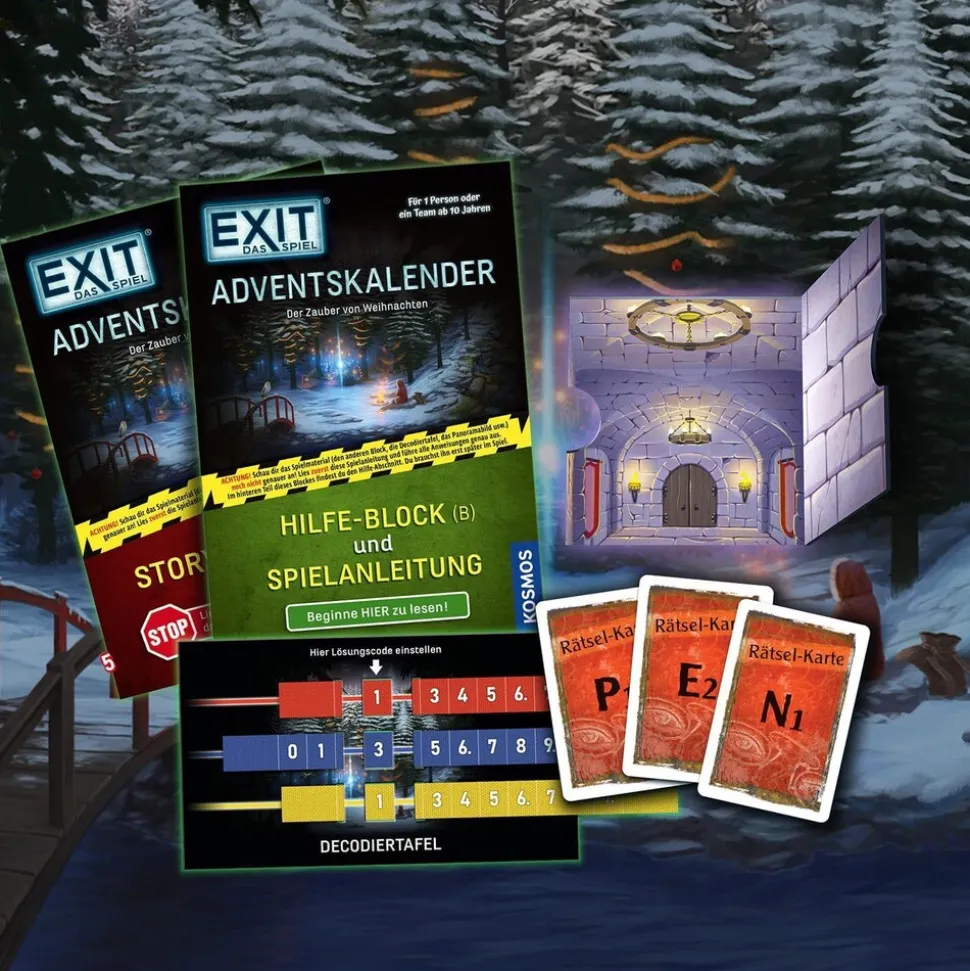 Kosmos EXIT Adventskalender Der Zauber von Weihnachten