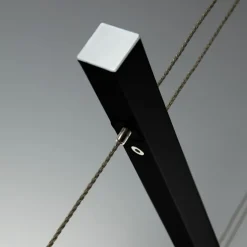 LED Pendelleuchte, schwarz, 1xLED-Platine/20W