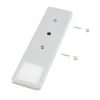 LED Unterbauleuchten SET Solid2, silbergrau mit mech. Schalter, 3W, 200cm Kabellänge, 2er Set warmweiss