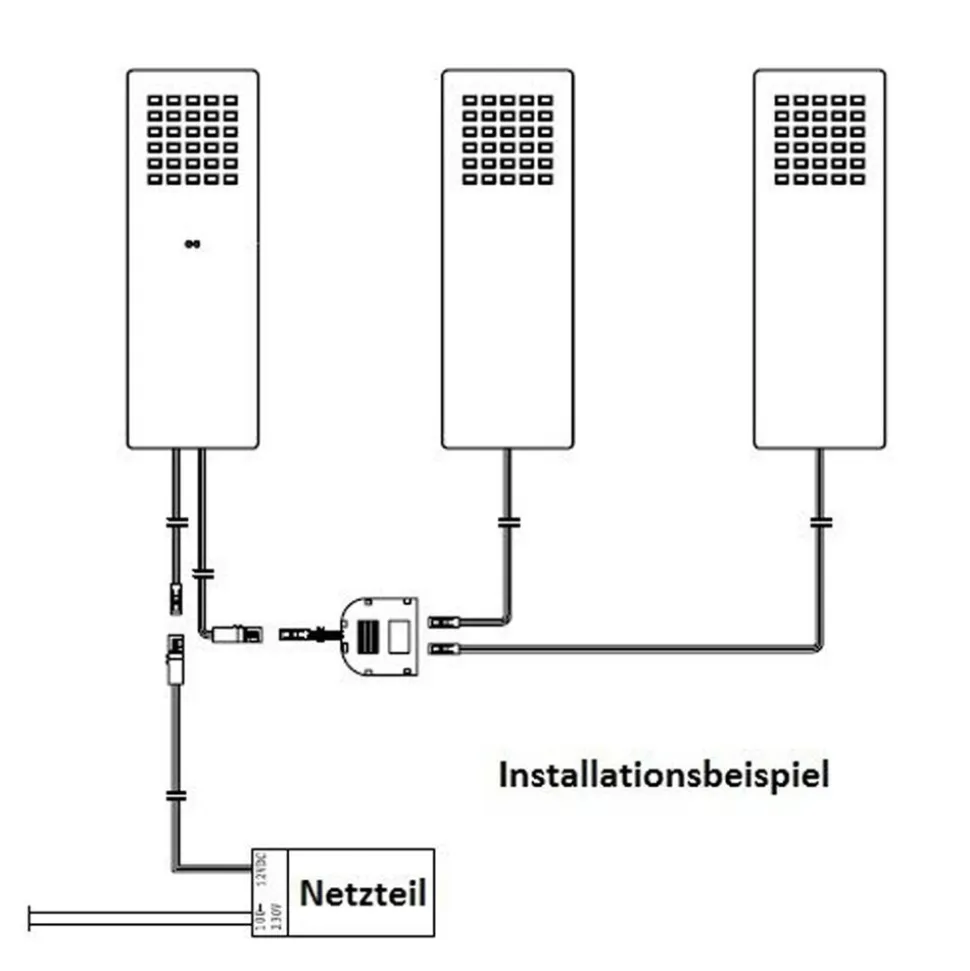 LED Unterbauleuchte, silber-grau, warmweiss, integrierter Sensor, 1er SET