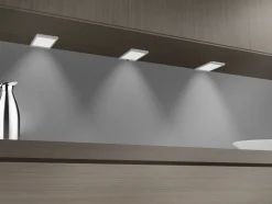 LED Unterbauleuchte, silber-grau, warmweiss, ohne Sensor, 3er SET