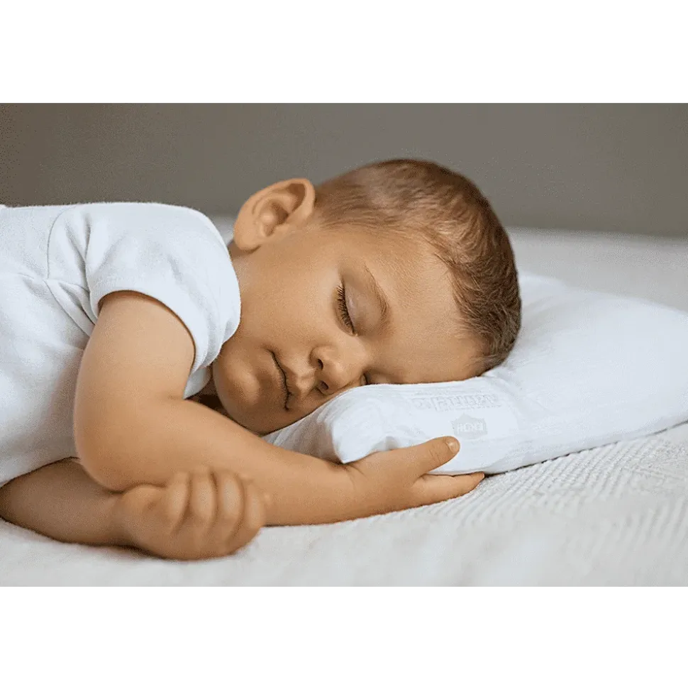 Letti Moderni Kopfkissen Baby Latex Weiß 30x50 cm – ergonomisch & kompakt