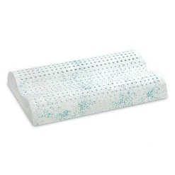 Letti Moderni Kopfkissen Gel Anatomic Latex Weiß 38x80 cm