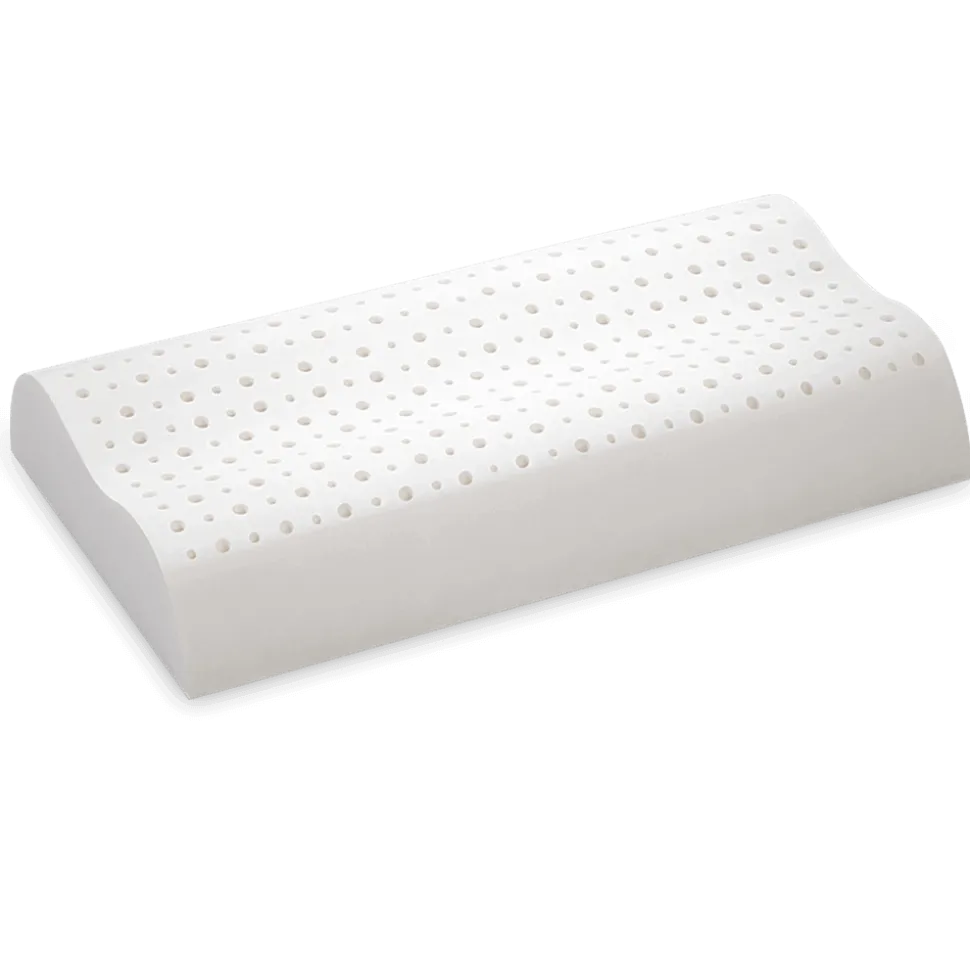 Letti Moderni Kopfkissen Natura Anatomic Latex Weiß 38x80