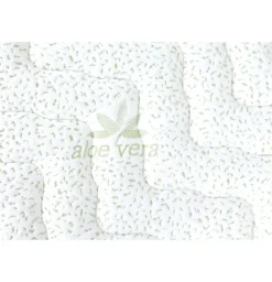 Letti Moderni Latexmatratze Aloe Vera 100x190 Höhe 18 cm H3 – 7 Zonen, 3-Schicht-Kern, Bezug mit Aloe Vera