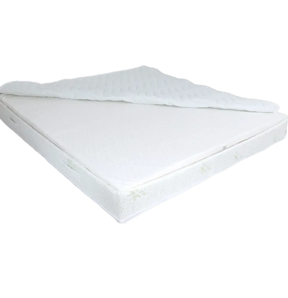 Letti Moderni Latexmatratze Aloe Vera 100x190 Höhe 18 cm H3 – 7 Zonen, 3-Schicht-Kern, Bezug mit Aloe Vera