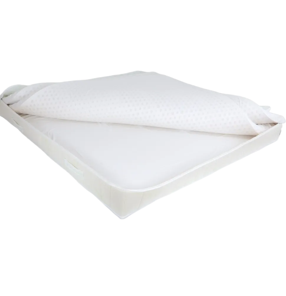 Letti Moderni Latexmatratze Aloe Vera 100x190 Höhe 18 cm H3 – 7 Zonen, 3-Schicht-Kern, Bezug mit Aloe Vera