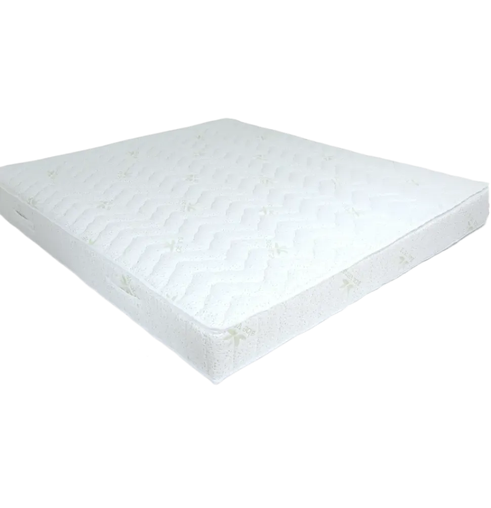 Letti Moderni Latexmatratze Aloe Vera 100x190 Höhe 18 cm H3 – 7 Zonen, 3-Schicht-Kern, Bezug mit Aloe Vera