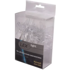 LEX 10er LED-Batterie Sternenkette innen