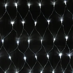 LEX 160er LED Lichternetz für Innen- und Außenbereich, Kaltweiß, IP44, 2 x 1,2 m