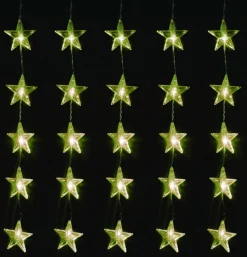 LEX 80er LED Sternenvorhang für Innen und Außen, IP44, 1 m