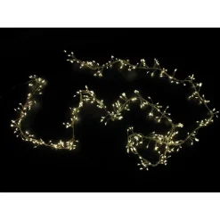 LEX 400er LED Tropfen-Lichterkette, Warmweiß, für innen, mit 8 Funktionen