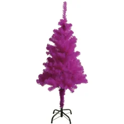 LEX Künstlicher Weihnachtsbaum inkl. Ständer, Farbe Lila, 150 cm