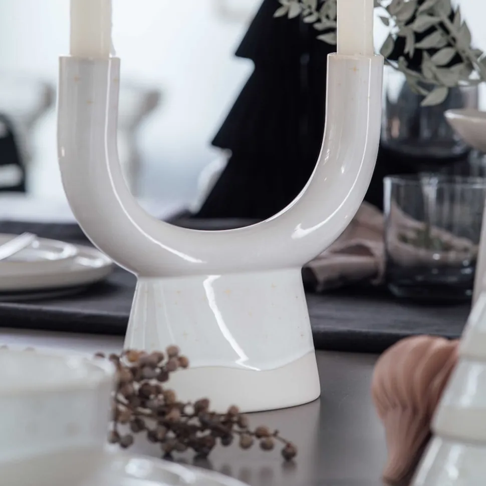 like. by Villeroy & Boch Kerzenhalter U-Form Winter Glow