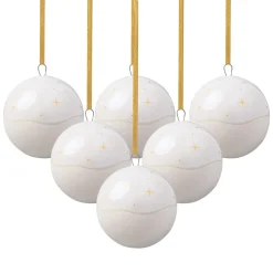 like. by Villeroy & Boch Ornamente Kugel Winter Glow 6er Set