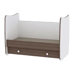 Lorelli Babybett Dream 70 x 140 cm umbaubar Kinderbett Schaukelbett Schreibtisch weiß