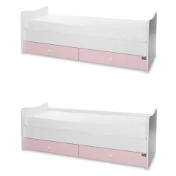 Lorelli Babybett 4 in 1 Trend Plus NEW Schaukelfunktion Jugendbett Schreibtisch pink