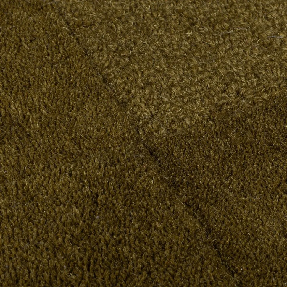 Läufer Wolle Erdtöne-Grün 60 x 230 cm - DEBEN | Kadima Design