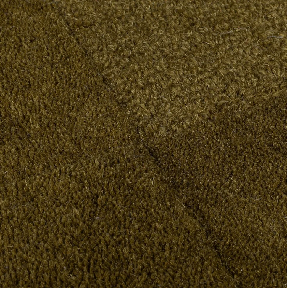 Läufer Wolle Erdtöne-Grün 60 x 230 cm - DEBEN | Kadima Design
