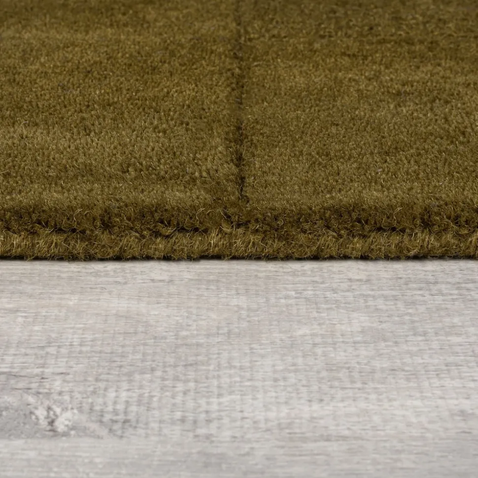 Läufer Wolle Erdtöne-Grün 60 x 230 cm - DEBEN | Kadima Design