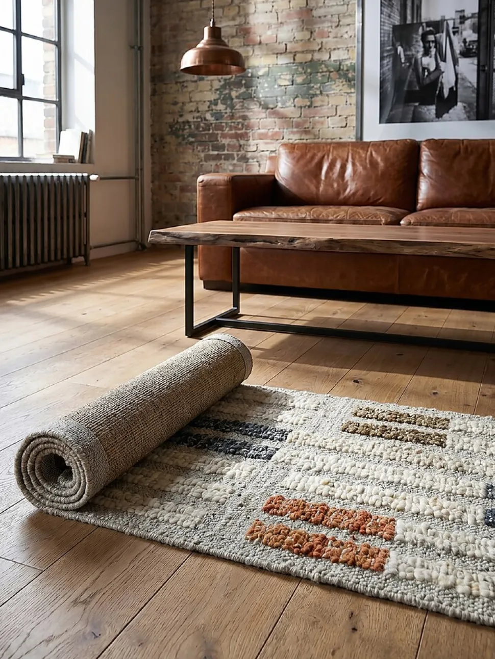 Läufer Wollmischung Bunt 80 x 300 cm - ALDER | Kadima Design