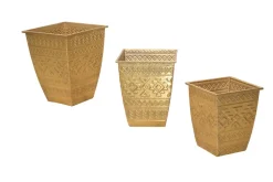 möbel direkt online Blumentopf-Set 3tlg. Hannes goldfarben