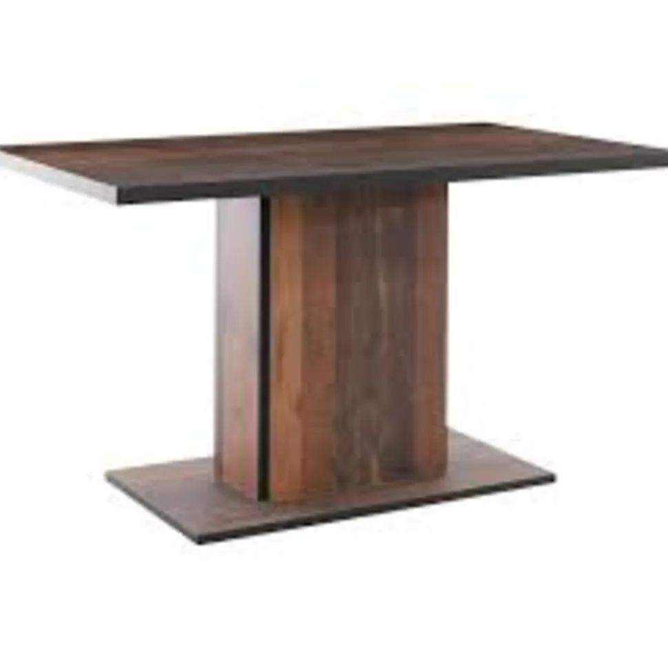 möbel direkt online Esstisch 138x80 cm Säulen-Esstisch braun