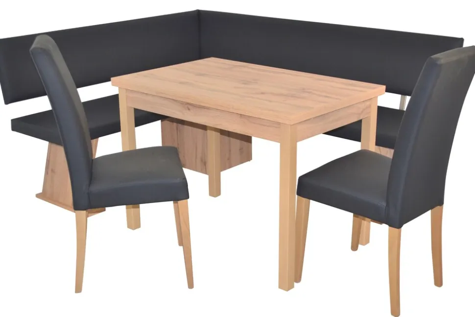 möbel direkt online 4tlg. Eckbankgruppe Schenkelmaß 150x182 cm