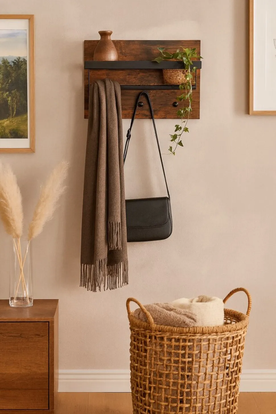 möbel direkt online Wandgarderobe Carola braun