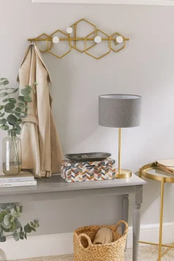 möbel direkt online Wandgarderobe Johannes goldfarben