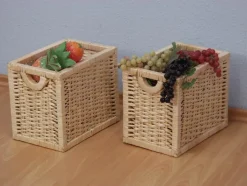 möbel direkt online Weidenkörbe 2er-Set naturfarben