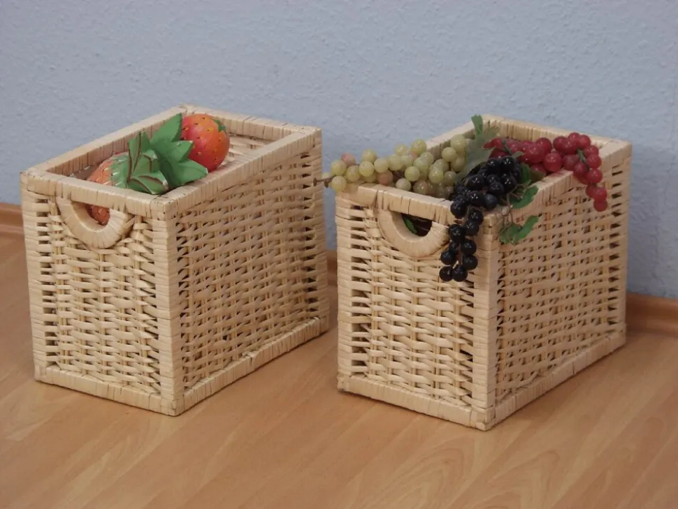 möbel direkt online Weidenkörbe 2er-Set naturfarben