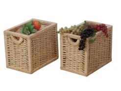 möbel direkt online Weidenkörbe 2er-Set naturfarben