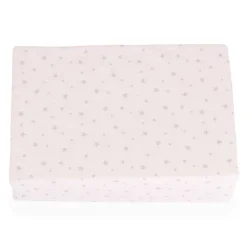 Moni Babybett Klappmatratze Mirage 120 x 60 x 6 cm Bezug waschbar Reißverschluss rosa